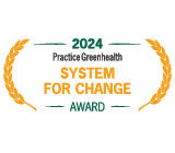 Practice Greenhealth System for Change Award