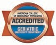 Acreditado para servicios de emergencia geriátrica por el American College of Emergency Physicians