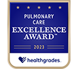Premio Excellence Award de Healthgrades en cuidados pulmonares