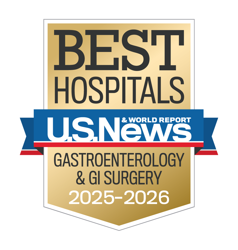 U.S. News & World Report Best Hospitals Specialty: Gastroenterology & GI Surgery (2025)