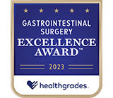 Premio Excellence Award de Healthgrades en cirugía gastrointestinal