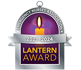 2021-2024 Lantern Award from the Emergency Nurses Association