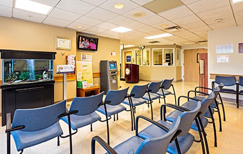 Overlook's Union emergency department waiting room