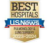 US News High Performing: Neumología y cirugía pulmonar