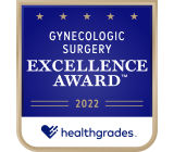 Premio a la Excelencia en Cirugía Ginecológica de Healthgrades, mejor 10 % del país