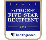 5-star rating in Hysterectomy from Healthgrades