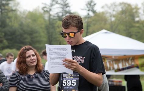 Stephen Murray honored at Action for Distraction 5K