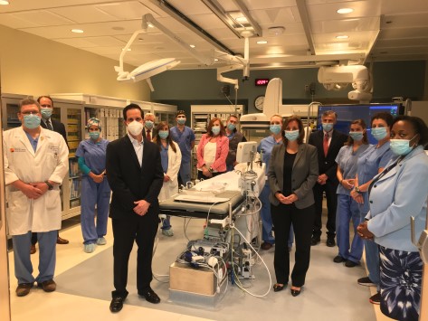 Newton Medical Center's Cardiac Cath Team and Leadership Celebrate Launch of PCI Program