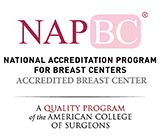 Chilton Medical Center está acreditado por NAPBC para brindar atención de alta calidad a pacientes con enfermedades de la mama.