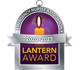 2020-2023 Lantern Award from the Emergency Nurses Association