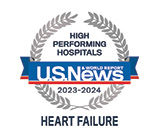 Morristown and Overlook medical centers are recognized as high performing for heart failure, according to U.S. News and World Report.