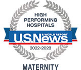 Todos los centros de maternidad de Atlantic Health System tienen la distinción como Blue Distinction Centers for Maternity Care