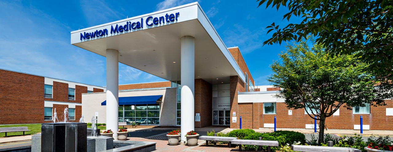 A photo of the facade of Newton Medical Center.