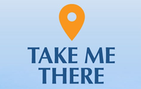 Logo of the Take Me There app.