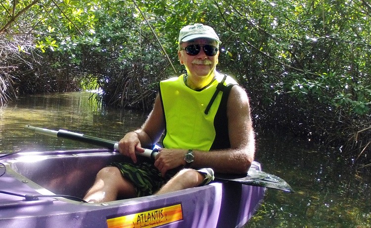 Bill kayaks after heart surgery