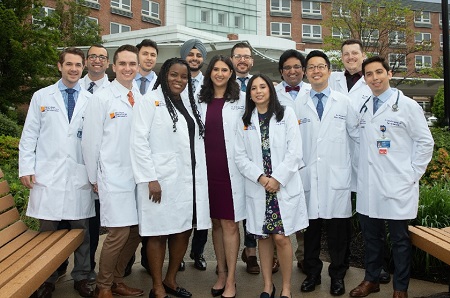 Group photo of the Morristown internal medicine residents.