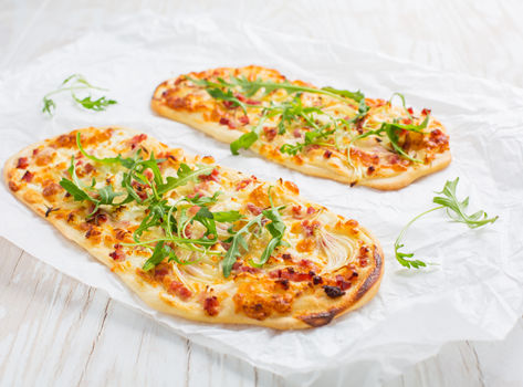 Whole wheat arugula flatbread | Atlantic Health