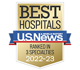 U.S. News Best Hospitals, Morristown Medical Center is ranked in three specialties