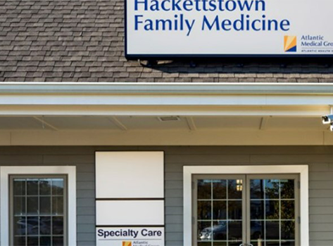 building shot of Atlantic Medical Group Primary Care at Hackettstown