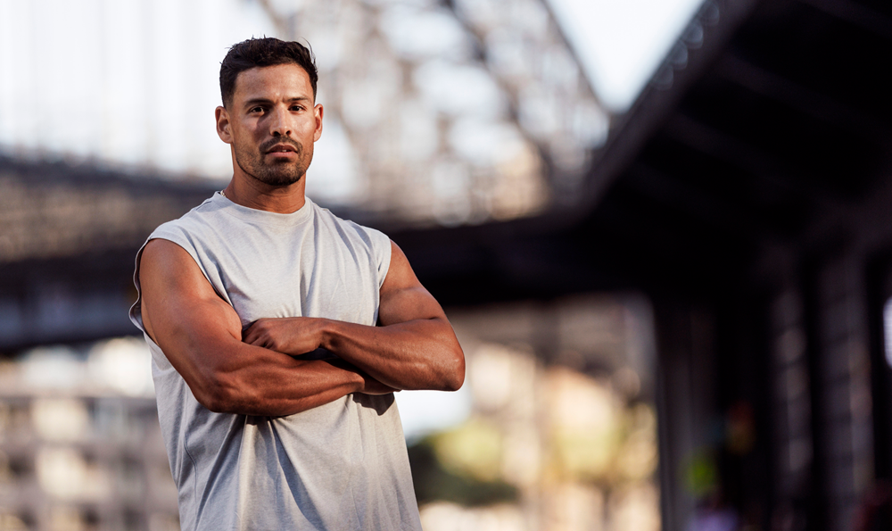 A healthy and fit man