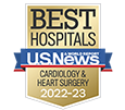 US News and World Report Nationally Ranked Cardiac Care
