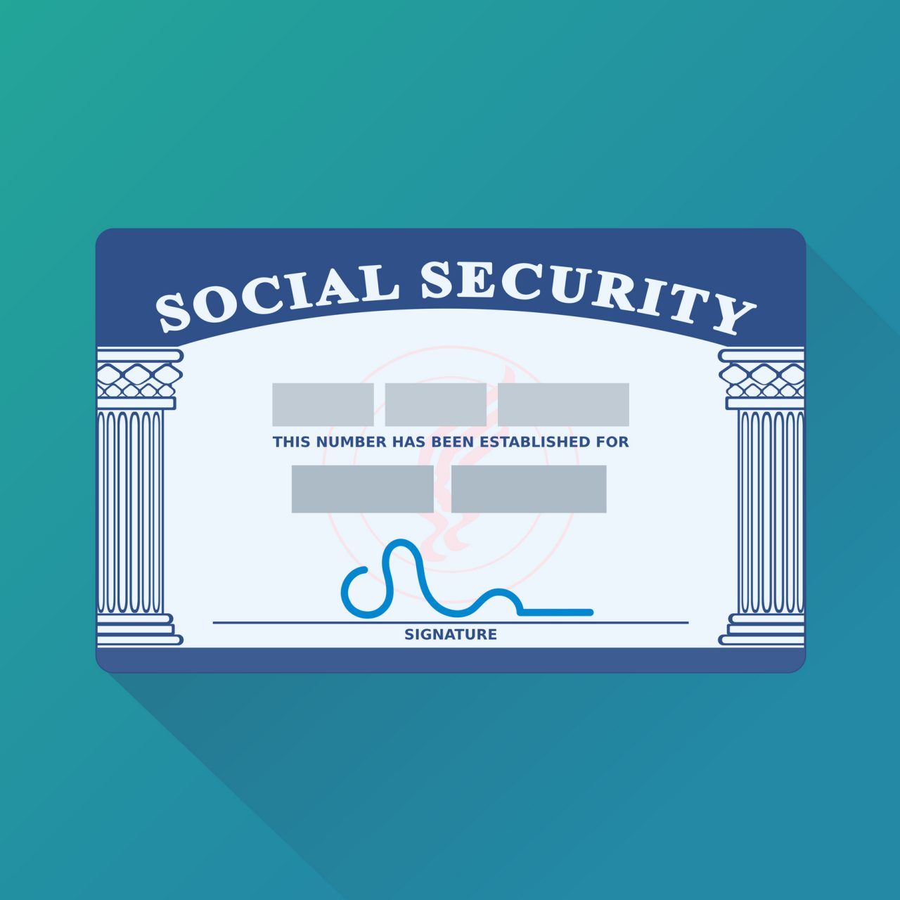 social security card illustration