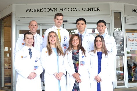 Group photo of Internal Medicine Residency preliminary graduates.